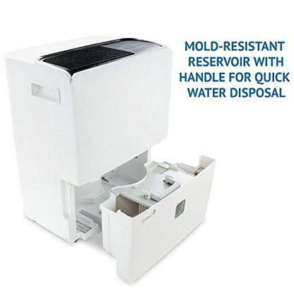Ivation 95 Pint Energy Star Dehumidifier WITH PUMP - IVALDH95PWWP