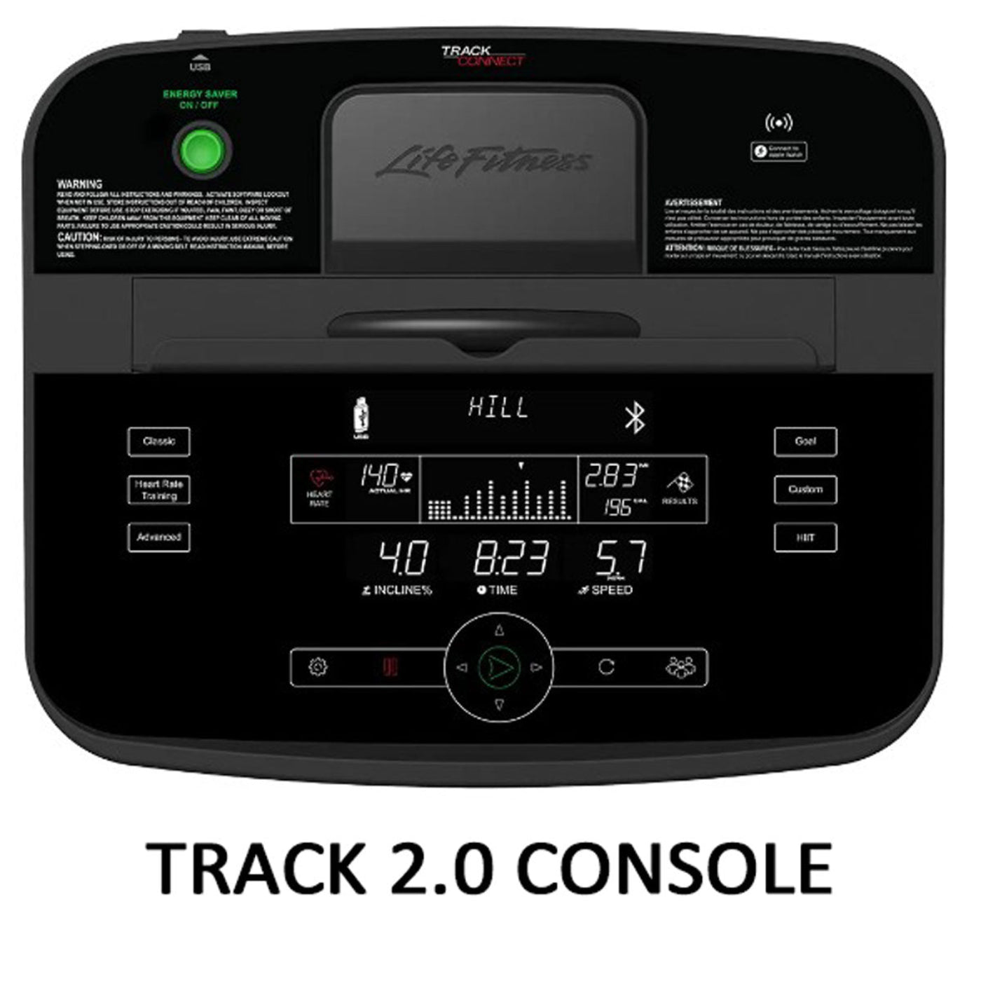 Life Fitness RS3 Recumbent Bike - RS3-XX00-0103Track2.0
